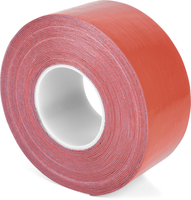 Bodenmarkierungsband WT-5846 mit glatter Oberfläche, PU, Rot, 75 mm x 12,5 m 